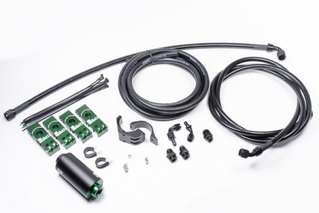 Radium Fuel Hanger Plumbing Kit, Microglass Filter Toyota Supra MK4