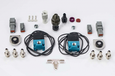 CO2 Boost Control Dual Solenoid & Pressure Sensor Kit Thread: 1/8 NPT