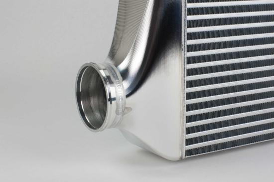 HyperTune 600 x 320 x 100 - Single Core Intercooler - Billet Tanks - JZA80 Supra - 3.5" In / Out - Silicone"