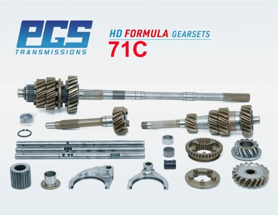 PGS Formula HD Dogbox 5-Gang Getriebesatz - Nissan 71C Getriebe