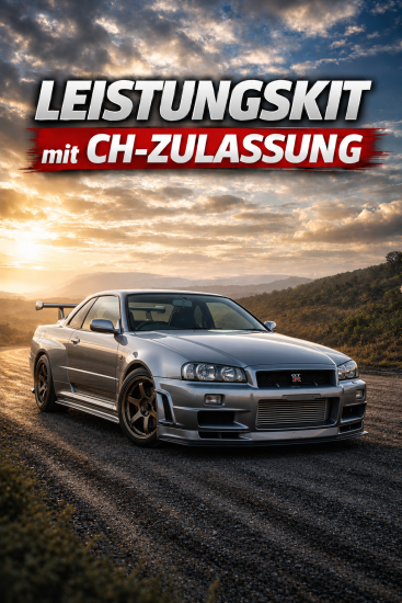 Nissan Skyline GTR R34 OEM Twin Turbo Kit mit CH-Zulassung