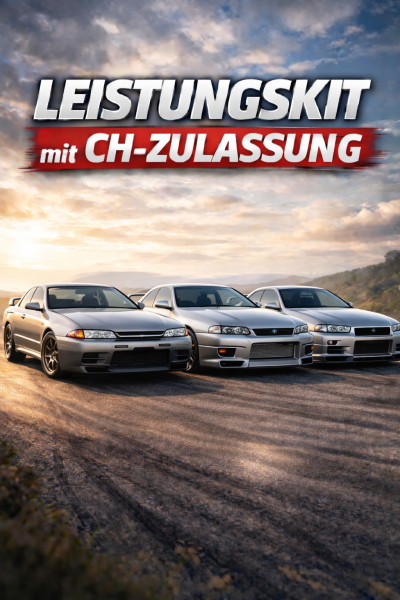 Nissan Skyline GTR R32/R33 OEM Twin Turbo Kit mit CH-Zulassung