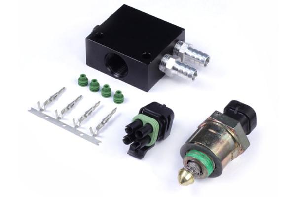 Idle Air Control Kit - Billet 4 Port Housing with Screw-in Motor