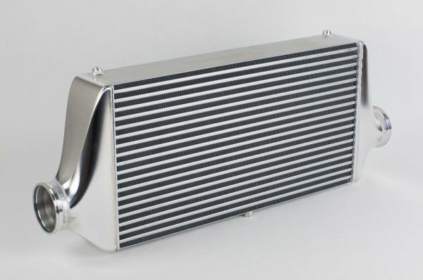 HyperTune 660 x 320 x 100 - Single Core Intercooler - Billet Tanks - JZA80 Supra - 3.5" In / Out - Clamp"